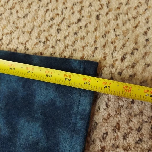 VTG Free People Houndstooth Wool Blend A-Line Midi Skirt Blue Sz 5 Made in USA - Picture 10 of 10